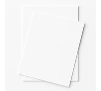 Signalétique.biz France - Plaque PVC Rigide 1 mm Format A4 - Feuille Blanche pour Maquettes, Prototypes, DIY et Modélisation - Surface Lisse et Facile à Découper