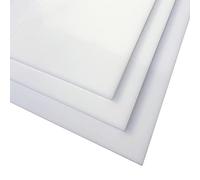 Signalétique.biz France - Plaque verre acrylique blanc. Verre synthétique extrudé. Plaque PMMA XT - 30 x 80 cm (300 x 800 mm) - 2 mm -