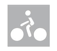 Signalétique.biz France - Pochoir Piste cyclable, Pochoir de signalisation, Marquage au sol, Signalisation au sol, Pochoir de balisage, Pochoir PVC pour marquage au sol