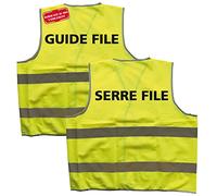 Signalétique.biz France - Signalétique.biz France LOT DE 1 GILET GUIDE FILE ET 1 GILET SERRE FILE (1xWC1390GF + 1xWC1390SF) - Jaune - XL - -