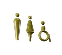 Signalétique de Toilettes pour Portes d'immeubles commerciaux, Panneaux pour salles de Bains Hommes et Femmes - Céramique (Verte)