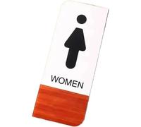 Signaletique Toilettes Autocollant de panneau signalisation toilette, plaque murale, toilettes hommes femmes, salle bains, porte for hôtel, parking, centre commercial(Color 2)