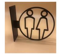 SignaléTique Wc Plaque De Toilettes, Signalisation Salle Bains For Hommes Et Femmes, D'hôtel, Rappel Latérales, Publiques(1)