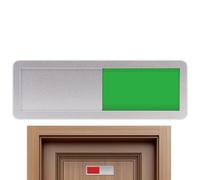 Signalisation coulissante - Panneau de porte vacante occupée de 3,94 x 1,57 pouces, panneau en acrylique anti-rayures coulissant, paneau de réunion de bureau occupé en cours | pour la maison, les toi