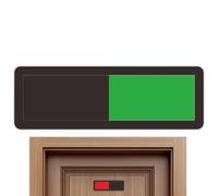 Signalisation coulissante - Panneau de porte vacante occupée de 3,94 x 1,57 pouces, panneau en acrylique anti-rayures coulissant, paneau de réunion de bureau occupé en cours | pour la maison, les toi