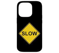 Signalisation Lente d'avertissement Routier, signalisation routière, Costume de signalisation routière Coque pour iPhone 14 Pro