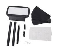 Signalisation Maison Solaire, Éclairage LED 3 Couleurs, IP65 Imperméable, Numéro Rotatif 360 Degrés - Écologique et Durable, Idéal Jardin et Extérieur