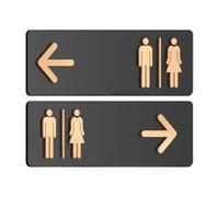 Signalisation pour salle de bain - Acrylique - 30 x 10 cm | Panneau directionnel de salle de bain | Requin de bain unisexe pour affaires, bureau à domicile, restaurant public, blanchisserie, centre