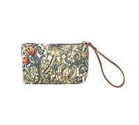Signare Petite pochette tapisserie pour femme, sac à main avec dragonne et fermeture éclair