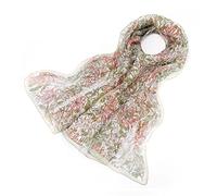 Signare Écharpe pour femme 100% soie légère et douce avec motif William Morris (chèvrefeuille)