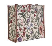Signare Floral Shopping Tote Bag with Garden Flower Pattern (SHOP-MGD)