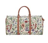 Signare Grand Sac de Voyage en Tapisserie pour Femme avec Motif Jardin (Morning Garden BHOLD-MGD)