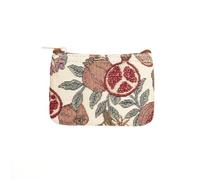 Signare Mini porte-monnaie avec fermeture éclair Motif tapisserie Grenade et citron