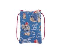 Signare Mini sac à bandoulière pour téléphone portable, sac à main pour téléphone portable, sac pour téléphone, sac pour smartphone (Paddington Bear bleu, SM02-PADDBL), Paddington Bear Bleu, One Size
