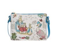 Signare Peter Rabbit Sac à bandoulière pour femme Motif tapisserie, beige, small