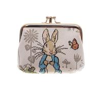 Signare Porte-monnaie à double poche pour femme avec Peter Rabbit, Benjamin Bunny, Nutkin Designs, Peter Rabbit, Porte-monnaie