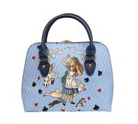 Signare Sac à bandoulière avec poignée sur le dessus, sac à bandoulière (Alice au pays des merveilles, rien que des cartes)