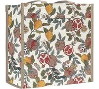 Signare Sac de courses en tapisserie pour femme (SHOP-) (grenade et citron)