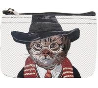 Signare Tapisserie Mignon Exquis Mignon Porte-Monnaie zippé pour Femme avec Motif Chat Magique (Chat Magique, ZIPC-BTH-MAGICCAT)