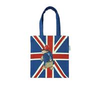Signare Tapisserie Mini sac fourre-tout plat tissé Motif tapisserie (FLATMN-) (Union Jack Paddington)
