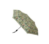 Signare William Morris Golden Lily UM-AUTO-GLILY Parapluie pliable automatique Motif floral Vert et rouge