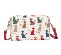 Signare Womens Tapestry Mode Voyage Hanche Sacs bandoulière (Effronte Chat)