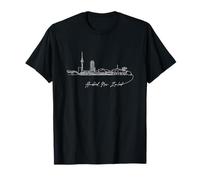 Signature Auckland City Skyline - Souvenir de Nouvelle-Zélande T-Shirt
