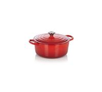 Le Creuset – Cocotte ronde – Signature – Ø26 cm – Convient à toutes les sources de chaleur – Cerise
