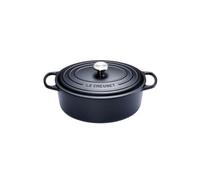 Signature - Casserole avec couverture - 31 cm - 6.3 L - ovale - noir mat