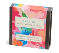 Signature Collection - Breathe (abstrait) 12 bougies de vingt minutes avec support en céramique
