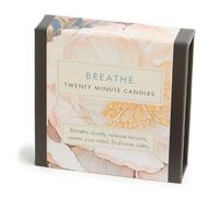 Signature Collection - Breathe (Floral) Lot de 12 bougies de vingt minutes avec support en céramique