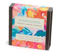 Signature Collection Lot de 12 bougies de vingt minutes avec support en céramique Mindfulness