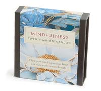 Signature Collection Lot de 12 bougies de vingt minutes avec support en céramique Motif floral