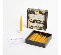 Signature Collection - Méditation (Folk) 12 bougies de vingt minutes avec support en céramique