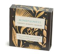 Signature Collection - Mindfulness (Folk) Lot de 12 bougies de vingt minutes avec support en céramique