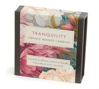Signature Collection - Tranquility (Floral) Lot de 12 bougies de vingt minutes avec support en céramique