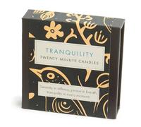 Signature Collection - Tranquility (Folk) Lot de 12 bougies de vingt minutes avec support en céramique