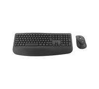 Signature Comfort Plus Combo MK880 for Business - Ensemble clavier et souris - full size - avec Indicateur de niveau de batterie à LED - sans fil -