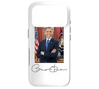 Signature et Portrait de Barack Obama Coque pour iPhone 17 Pro