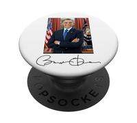 Signature et Portrait du président Barack Obama PopSockets PopGrip Adhésif