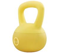 Signature Fitness Kettlebells souples - Poids remplis de sable de mer et de fer pour homme et femme - Kettlebells en vinyle souple à code couleur, 4,5 kg