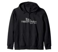 Signature Kyoto City Skyline - Souvenir du Japon Sweat à Capuche