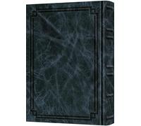 Signature Leather Collection Enlarged Interlinear Tehillim Navy The complete Tehillim / Psalms with an Interlinear translation - (7" x 10")