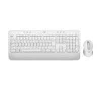 Logitech Ensemble clavier+souris Signature MK650 Combo – sans fil Bluetooth QWERTZ blanc cassé