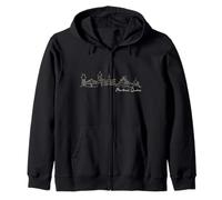 Signature Montréal City Skyline - Souvenir du Québec Canada Sweat à Capuche
