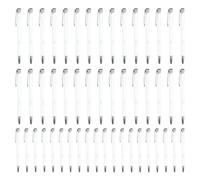 Signature Pen | Lot de 50 stylos de signature en métal, papeterie multifonction tendance avec pince argentée pour élites d'affaires, étudiants, enseignants, professionnels, usage quotidien, école