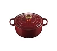 Cocotte Rond 26 cm Le Creuset Signature Fonte 21177269494441 Garnet