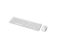 Ensemble Clavier et Souris sans Fil Logitech MK950 Signature Slim - Blanc - QWERTY Spanish Layout