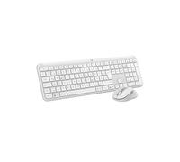 Logitech Signature Slim MK950 Clavier et souris sans fil gris-blanc