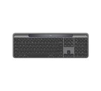 Signature Slim Solar+ K980 - Clavier - full size - sans fil - Bluetooth LE - QWERTY - International US - commutateur : interrupteurs en ciseaux -